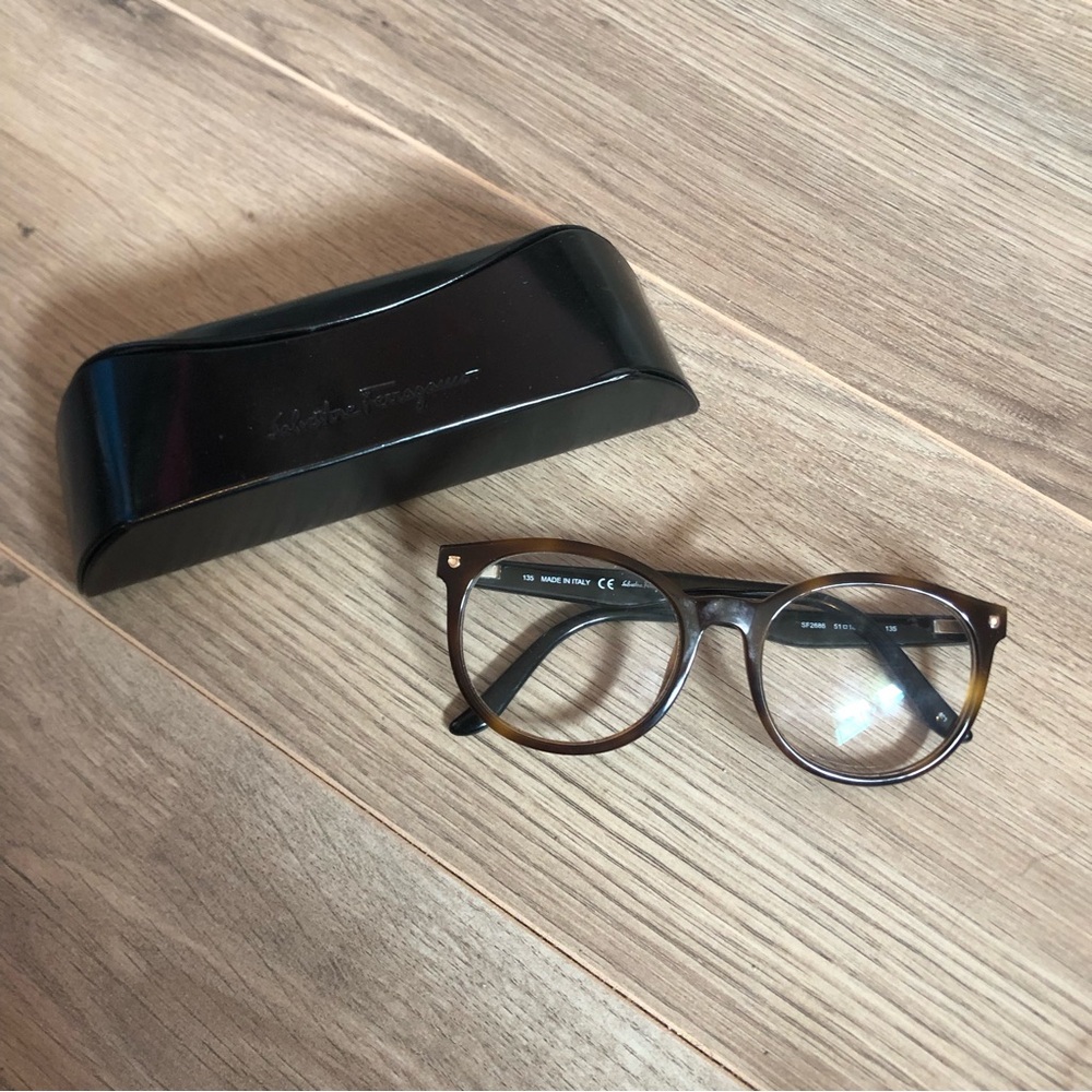 Salvatore Ferragamo Tortoise Shell Glasses